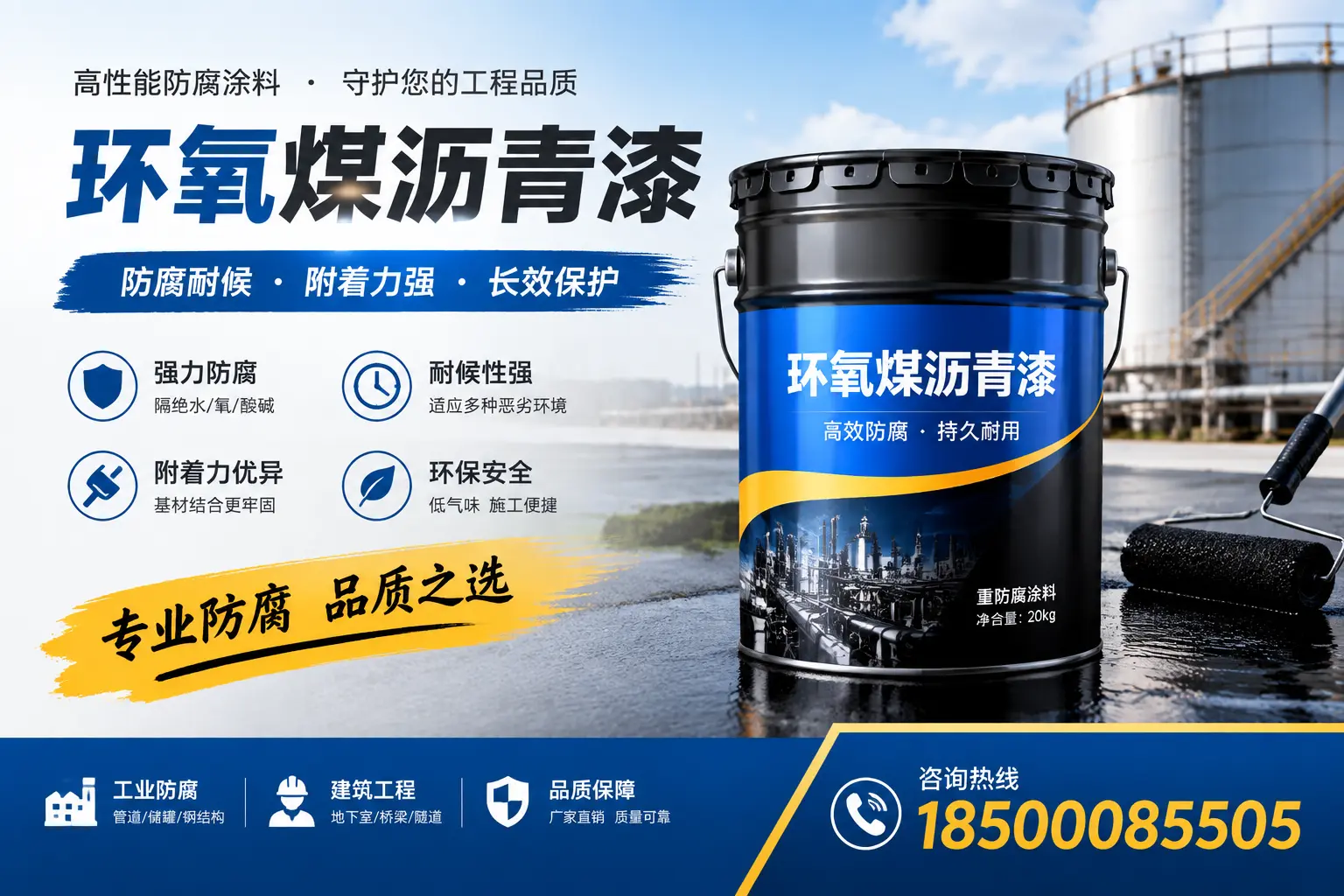如何选择适合的环氧煤沥青漆？湛江市场选型指南